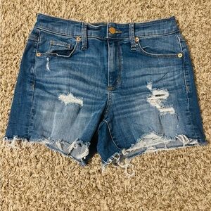 Universal Thread Women’s Distressed Blue Denim Shorts